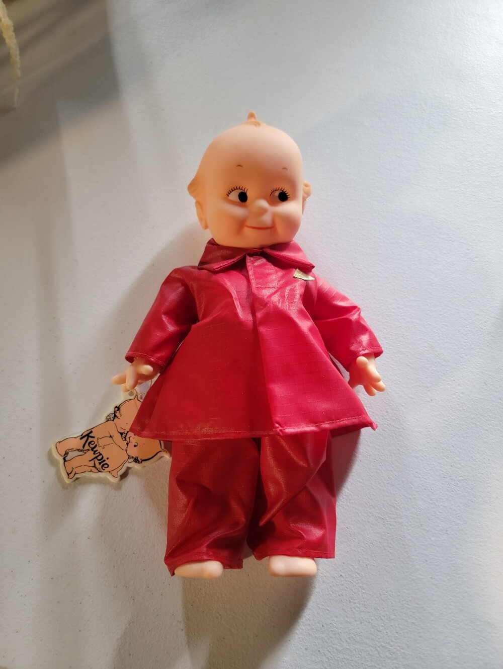 Kewpie Vintage Doll in Red Outfit